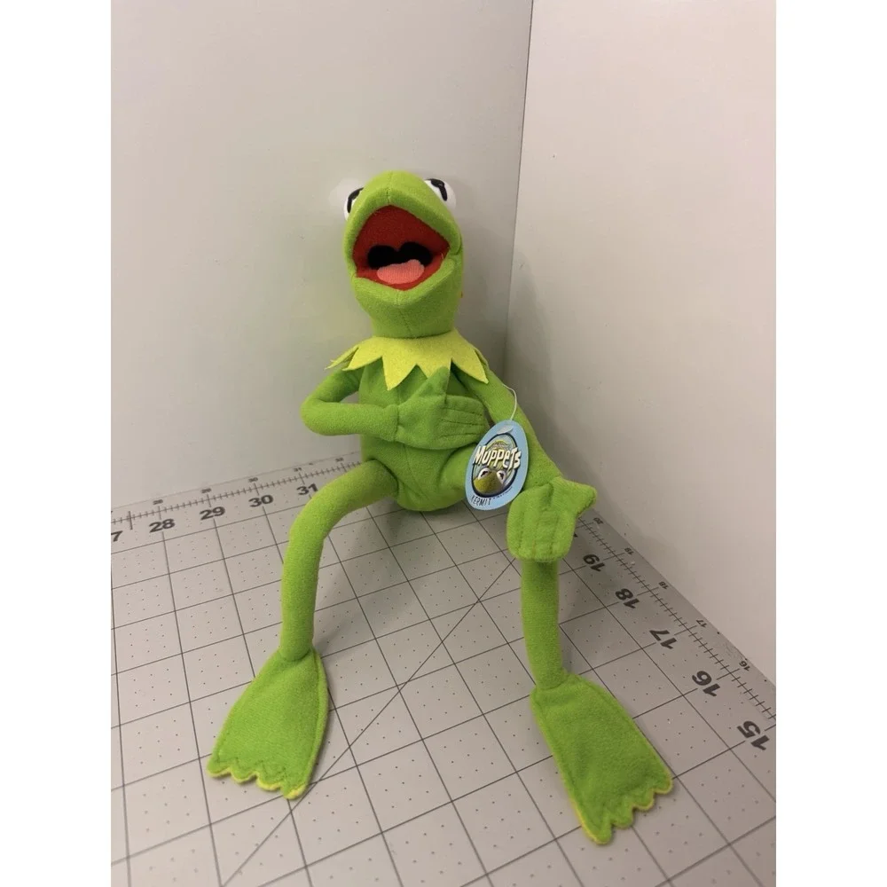 Vintage Kermit The Frog Plush Stuffed Animal 10